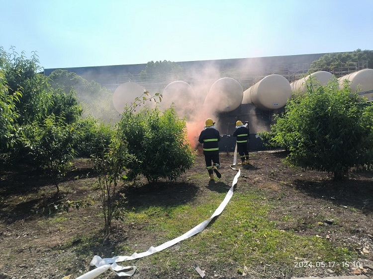 我公司開(kāi)展2024年度安全生產(chǎn)事故應急救援演練活動(dòng)